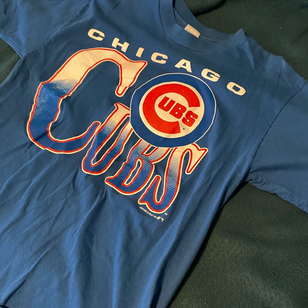 Mens Vintage 1991 Chicago Cubs T Shirt